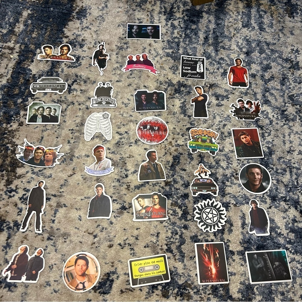 Supernatural 31 No Repeat Stickers